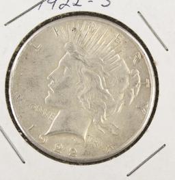 (3) 1922 PDS PEACE DOLLARS