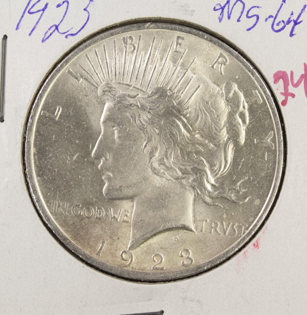 1923 PEACE DOLLAR MS-64