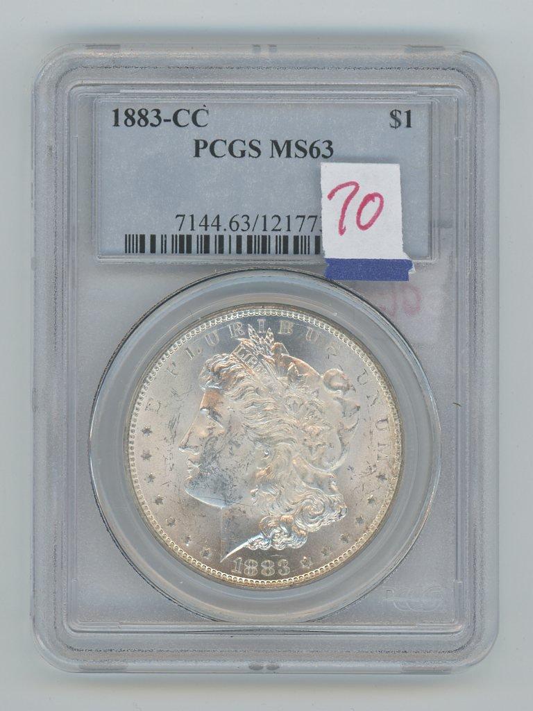 1883-CC MORGAN DOLLAR