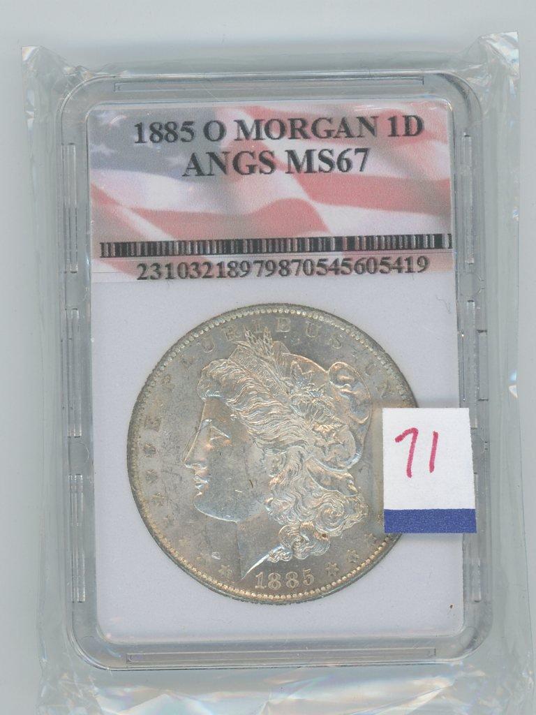 1885-O MORGAN DOLLAR