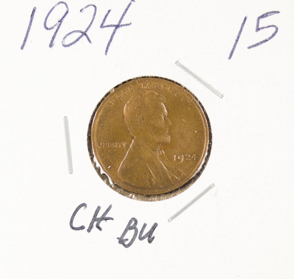 1924 - LINCOLN CENT - BU