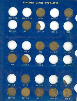 PARTIAL SET LINCOLN CENTS