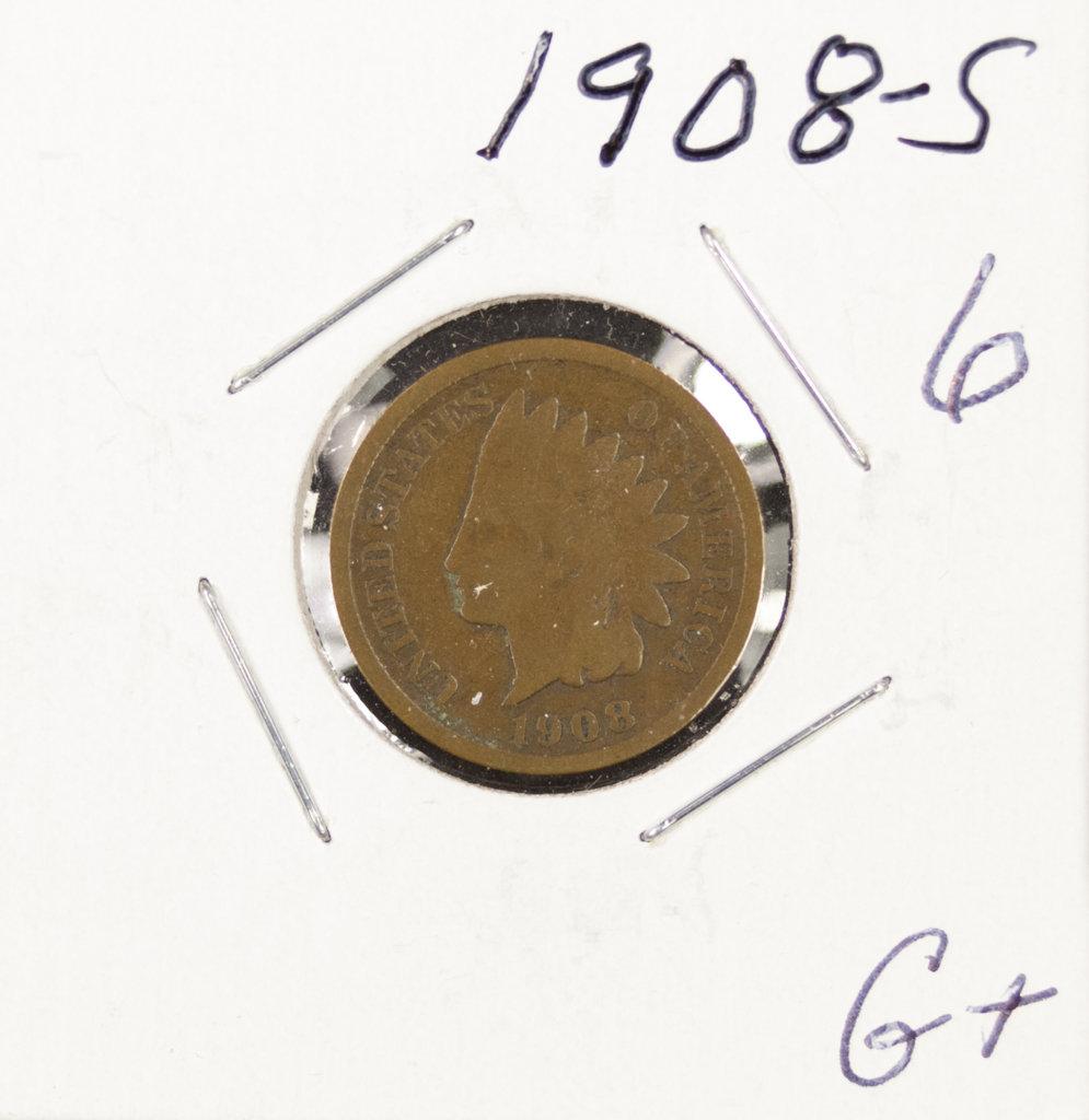 1908-S INDIAN HEAD CENT