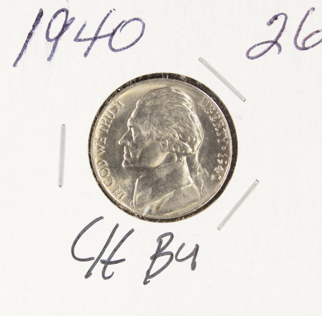 1940 - JEFFERSON NICKEL - BU