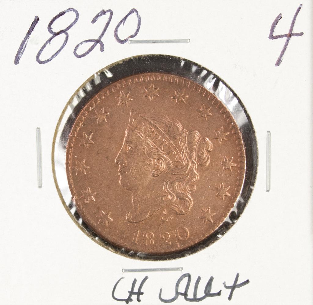 1820 - MATRON HEAD LARGE CENT - AU