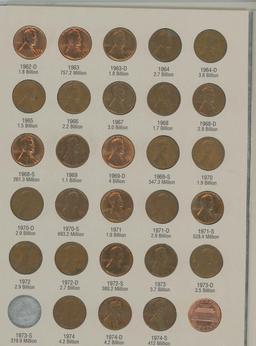 SET OF LINCOLN CENTS 1941-1974-S