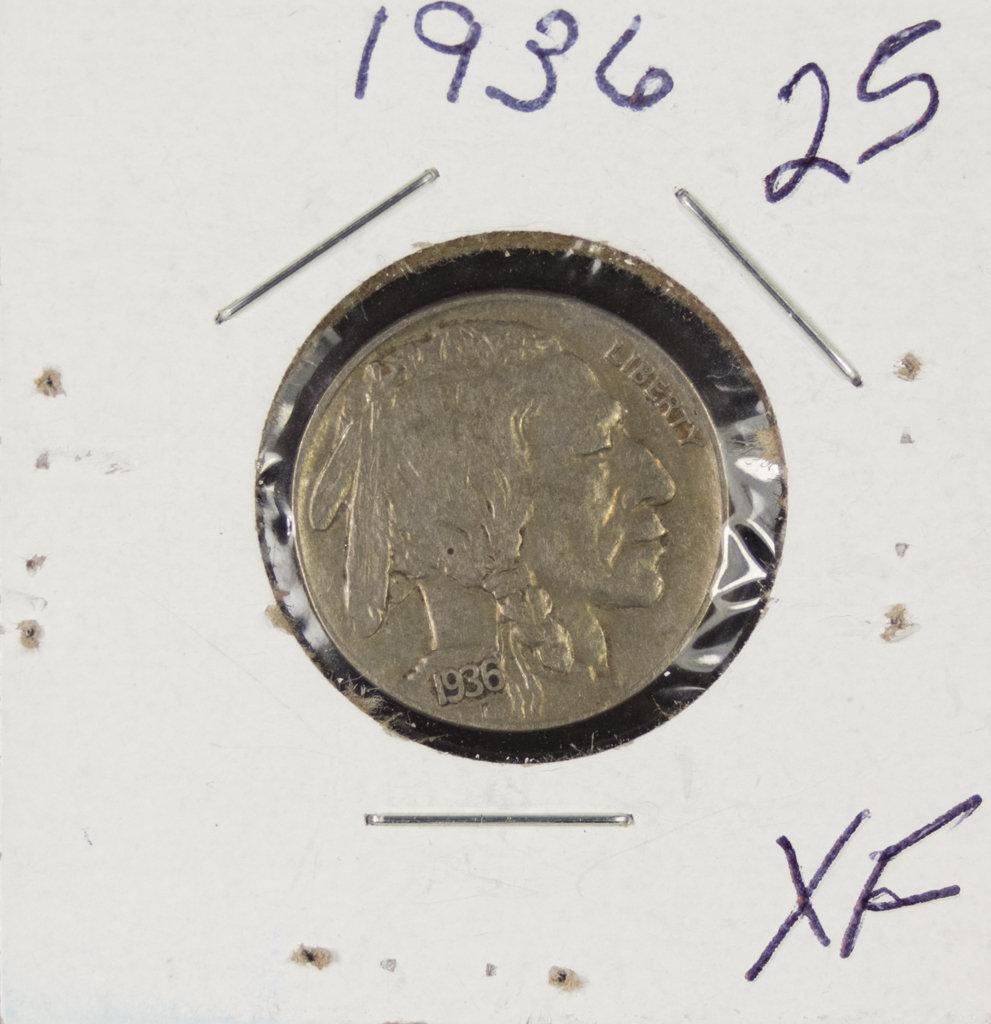 2 - COIN LOT 1936-XF &  1937- BU