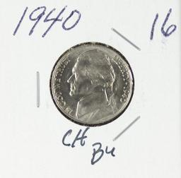 1940 - JEFFERSON NICKEL - BU