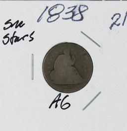 1838 - LIBERTY SEATED DIME