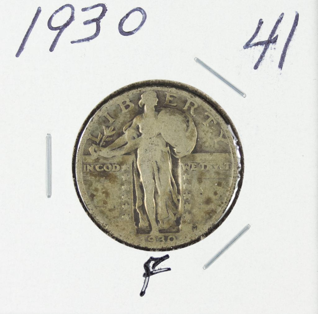 1930 - STANDING LIBERTY QUARTER - F