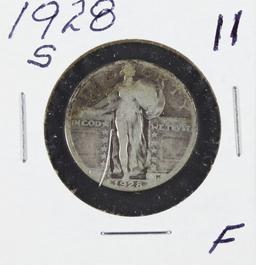 1928 - STANDING LIBERTY QUARTER - F