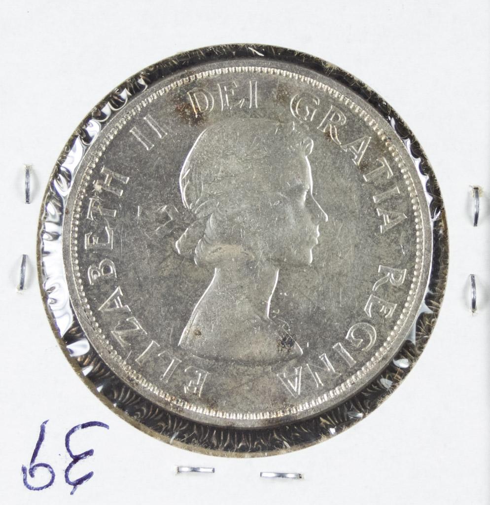 1958 - CANADA - ONE SILVER DOLLAR