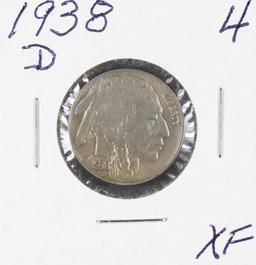 1938-D BUFFALO NICKEL - XF