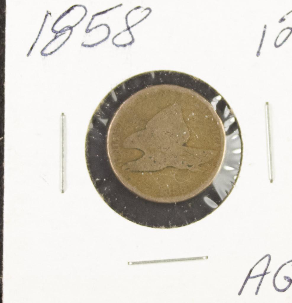 1858 -  FLYING EAGLE CENT - AU