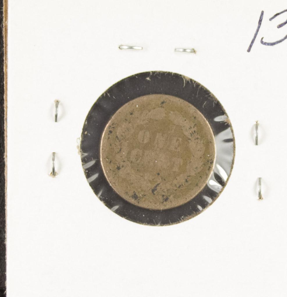 1859 - COPPER/NICKEL INDIAN HEAD CENT - AG