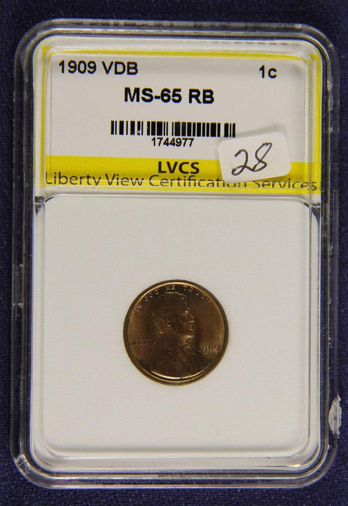 1909 - VDB  LINCOLN CENT - UNC