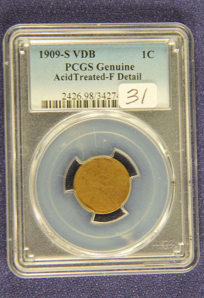 1909-S VDB PGGS - GENUINE