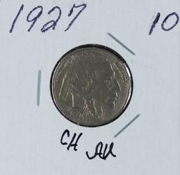 1927  - BUFFALO NICKEL -CH AU