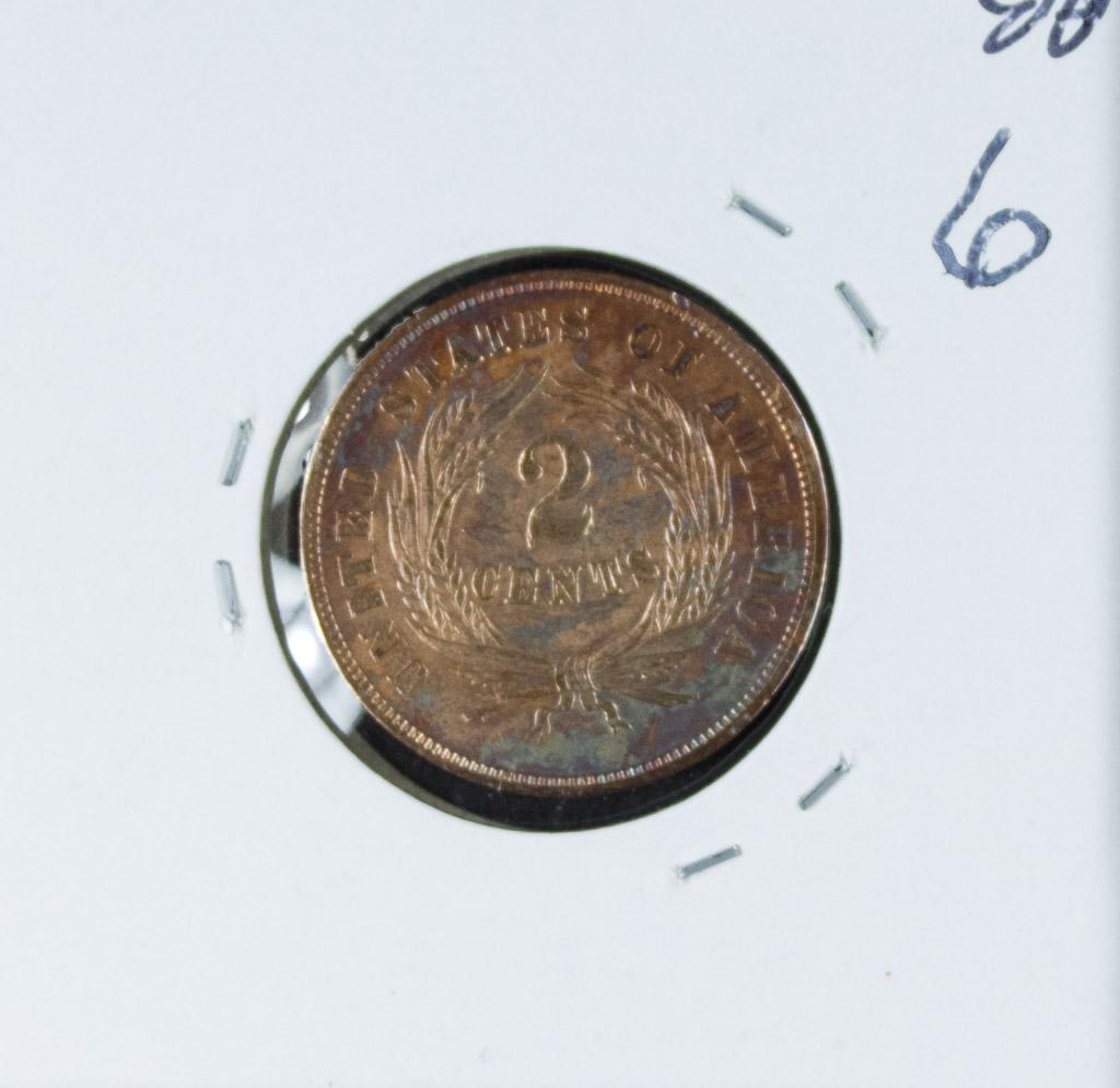 1866 - TWO CENT PIECE - CH AU