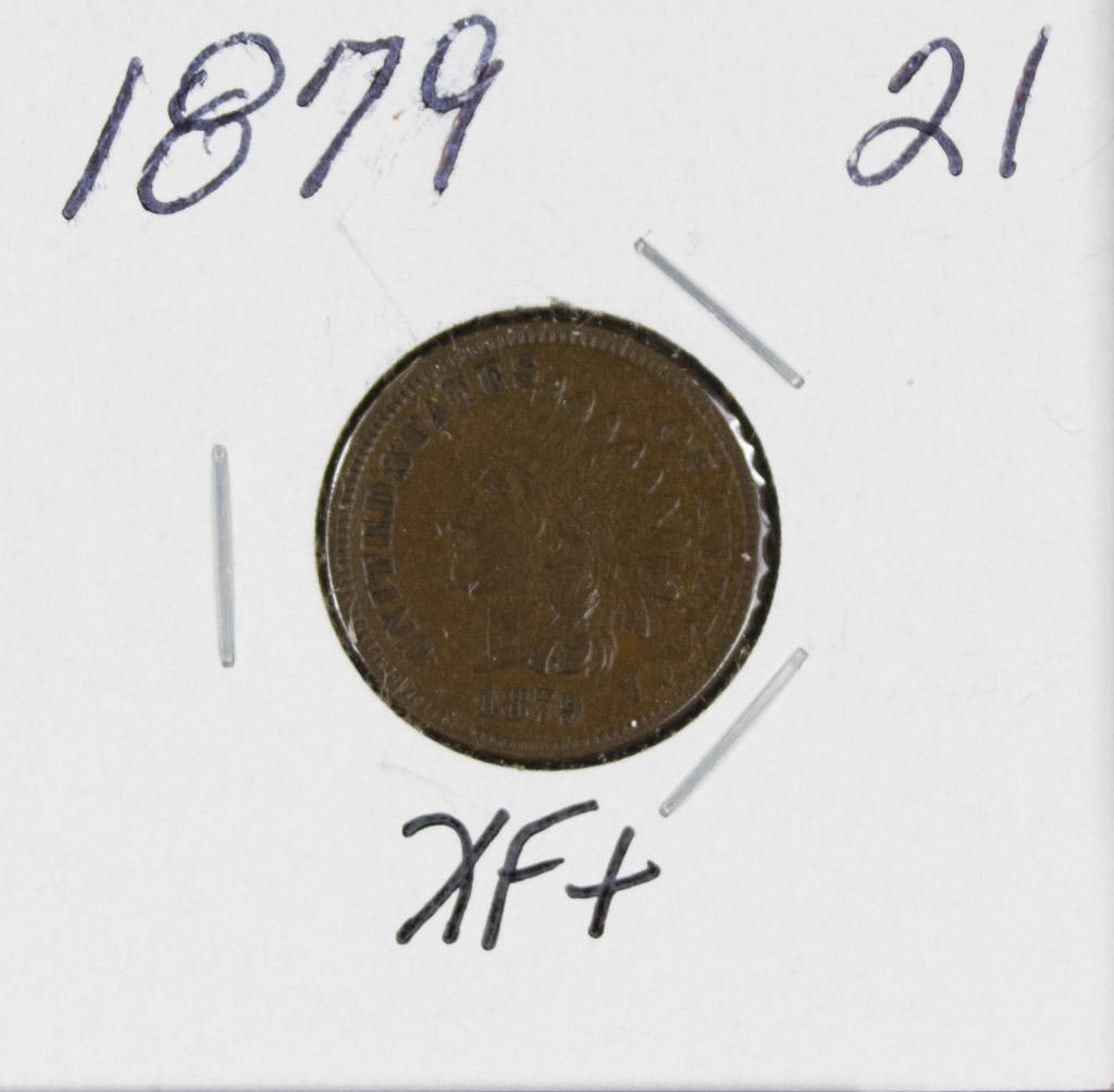 1879 - INDIAN HEAD CENT - XF