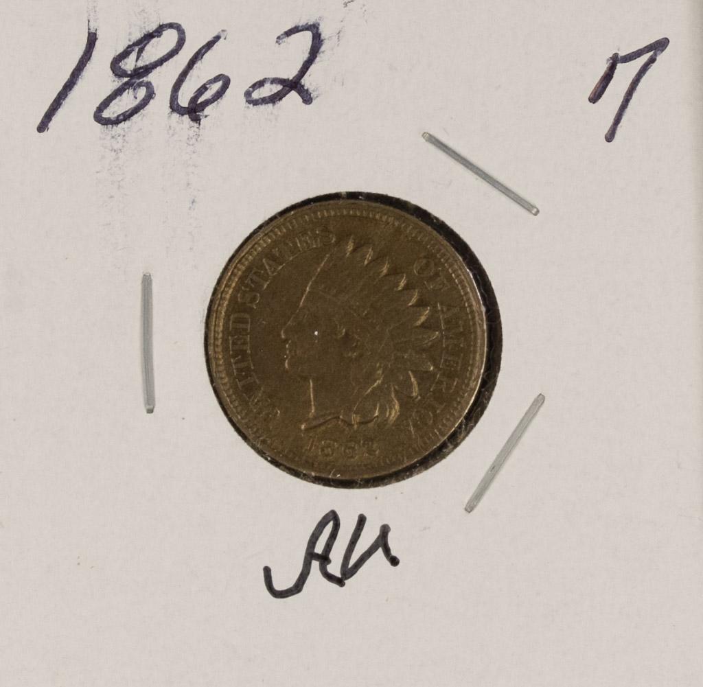 1862 - INDIAN HEAD CENT - AU