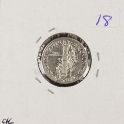 1916-S MERCURY DIME - CH AU