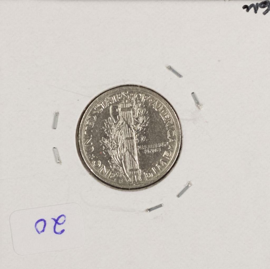 1920-S MERCURY DIME - BU