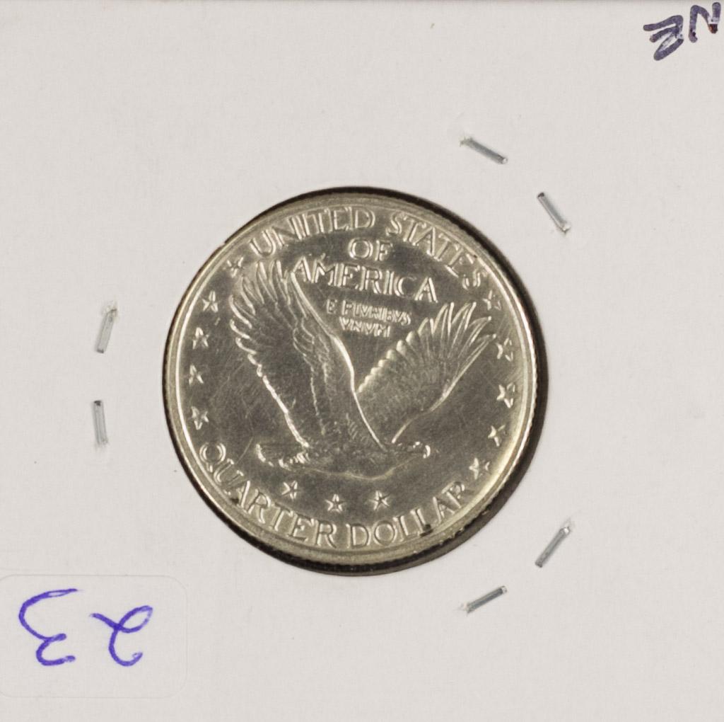 1920 - STANDING LIBERTY QUARTER -CH BU