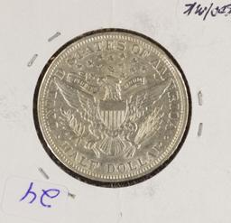 1895 - BARBER HALF DOLLAR - CH AU