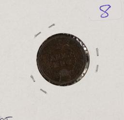 1886 - TYPE II INDIAN HEAD CENT - AU