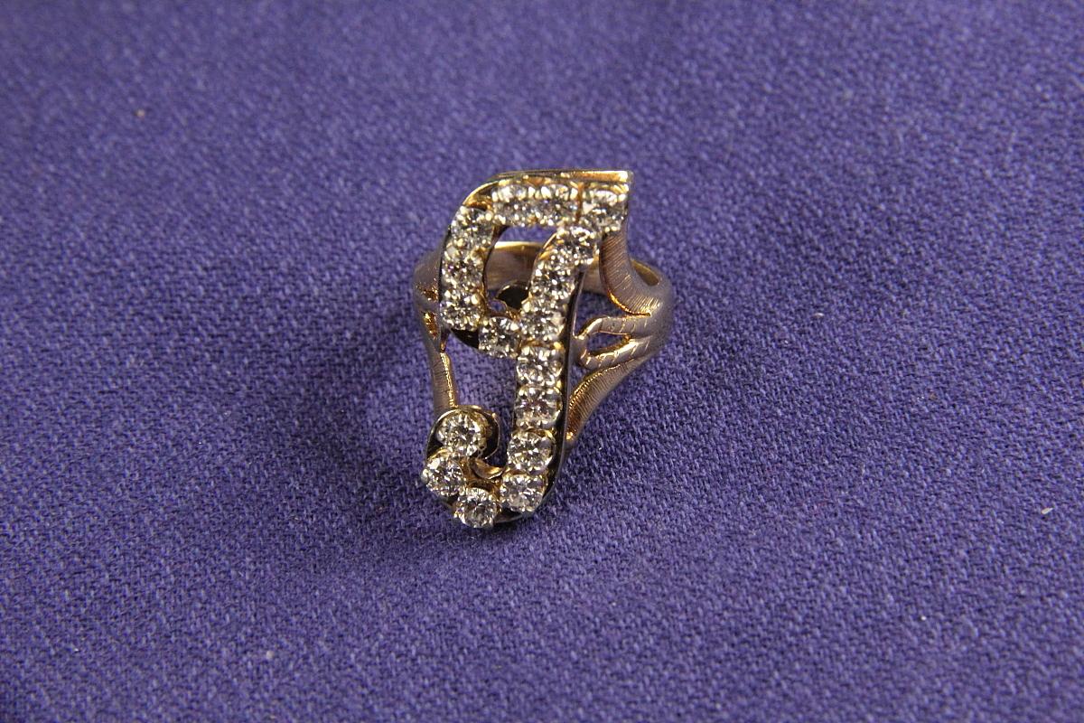 Diamond "J" Ring