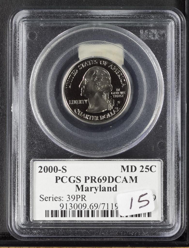 2000-S PCGS PROOF 69 DEEP CAMEO