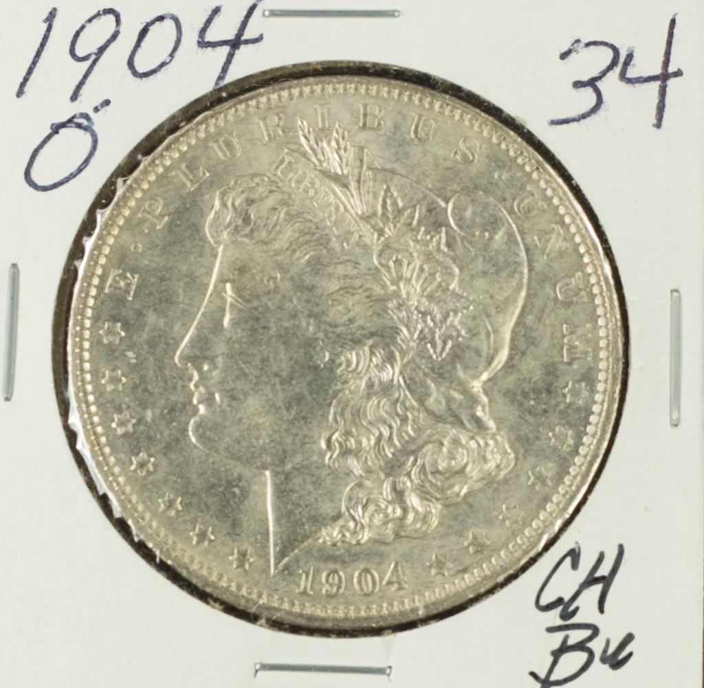 1904-O MORGAN DOLLAR - CH BU