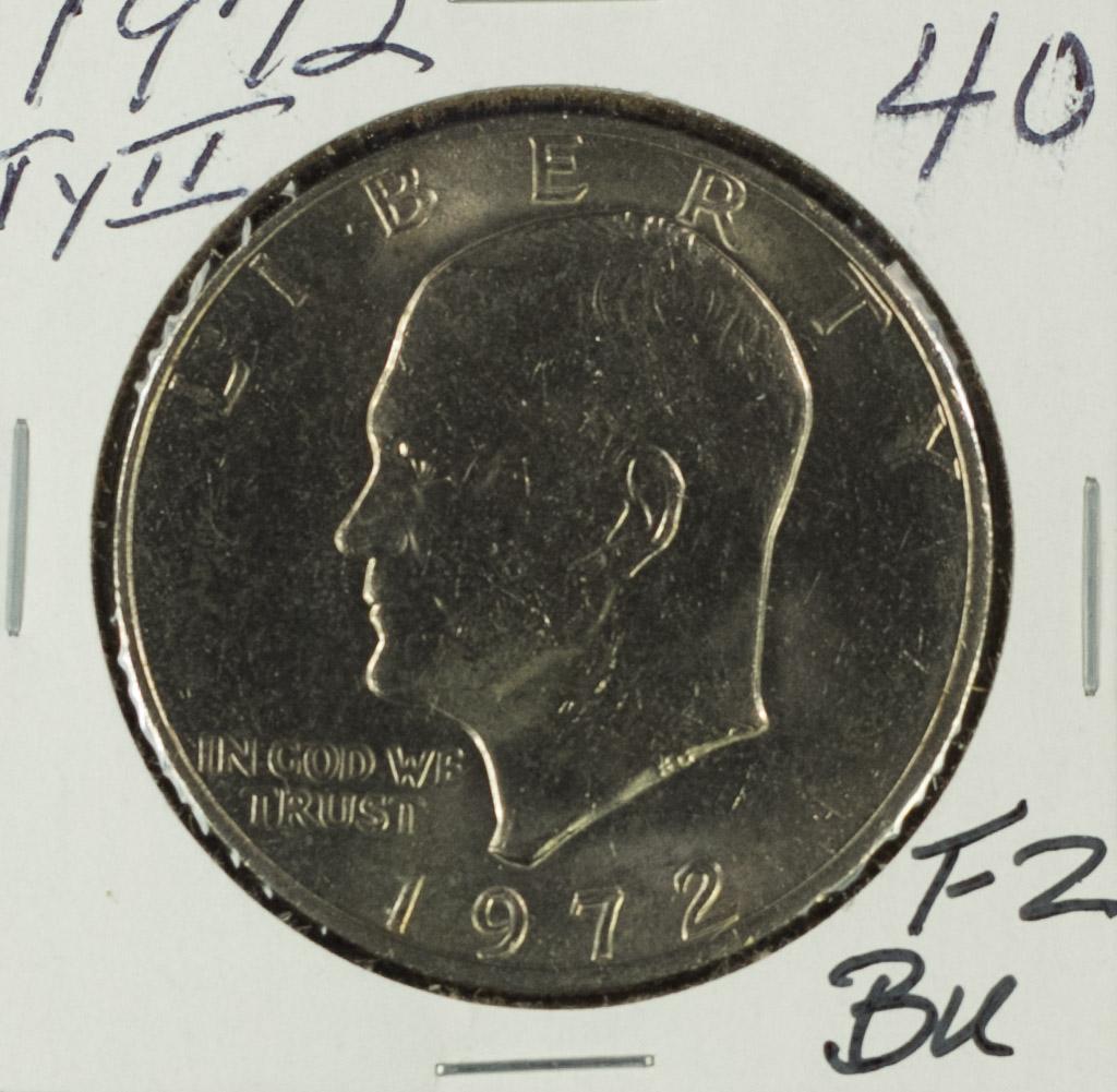 1972 - TYII EISENHOWER DOLLAR - BU