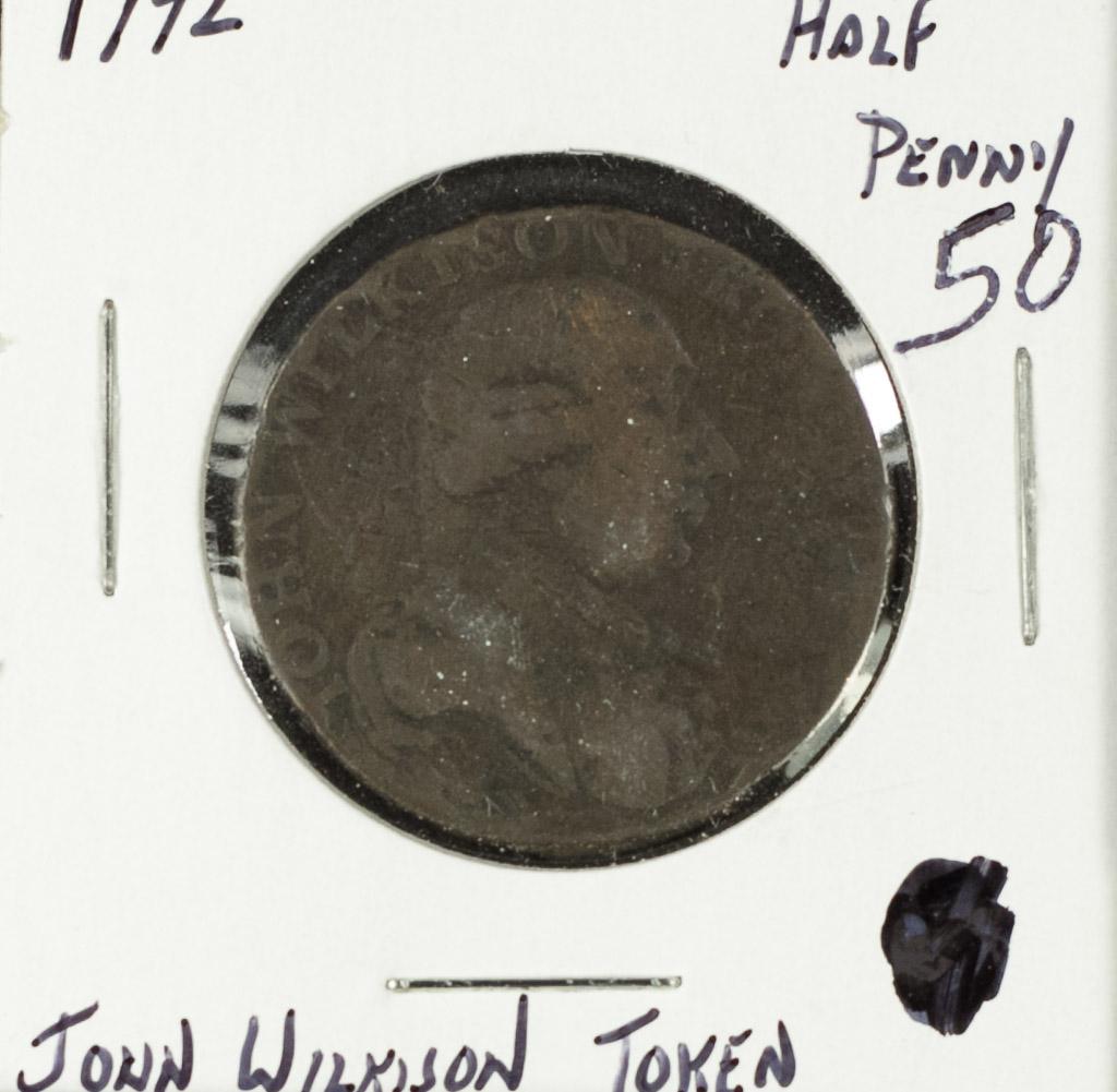 1792 - 1/2 PENNEY CONDOR TOKEN