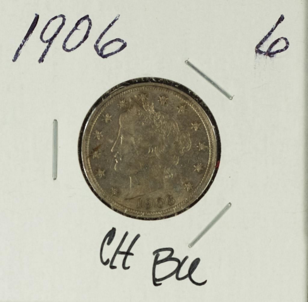 1906 LIBERTY "V" NICKEL CH BU