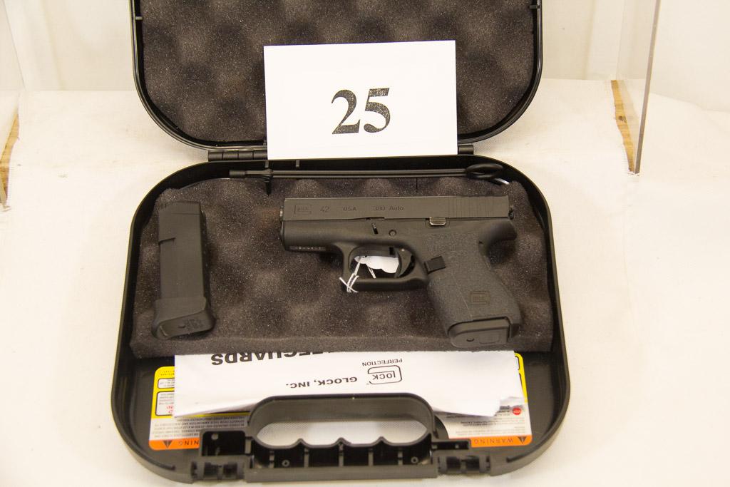 Glock, Model 42, Semi Auto Pistol, 380 cal,