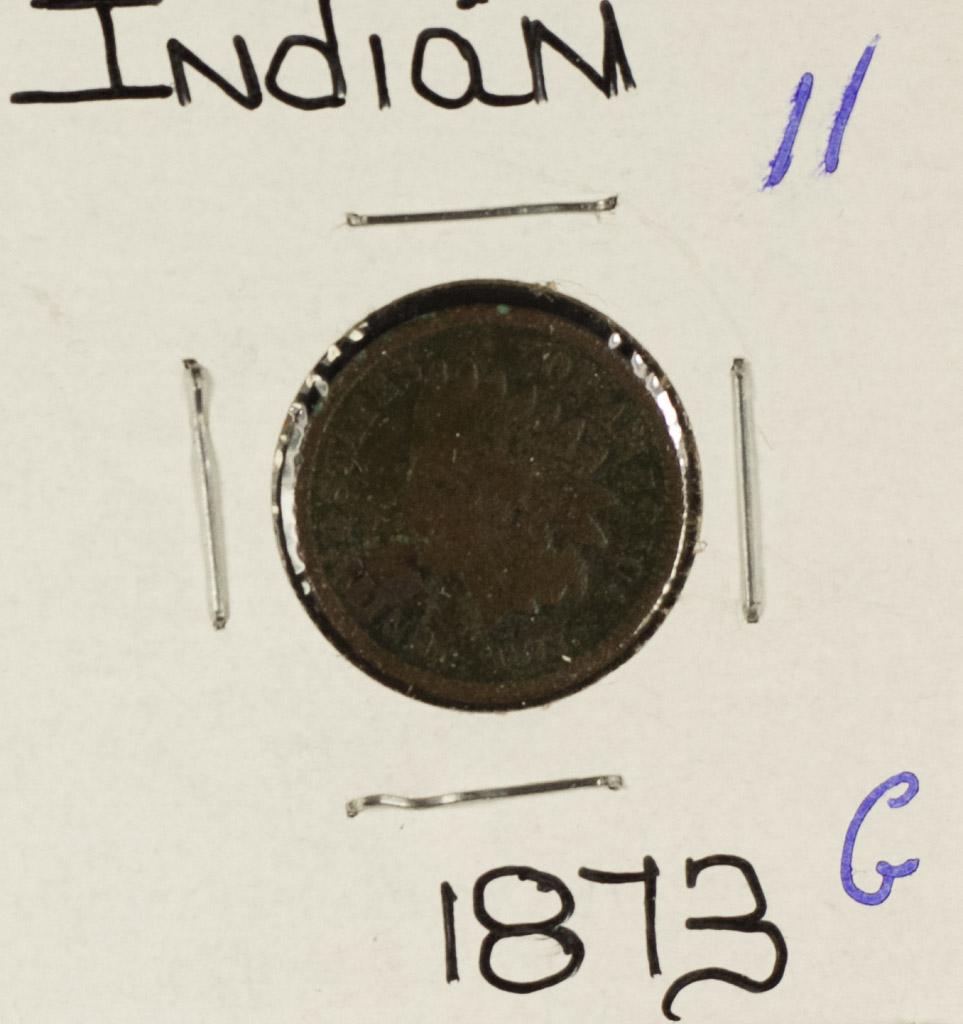1873 - INDIAN HEAD CENT - G