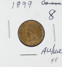 1899 INDIAN HEAD CENT AU/UNC