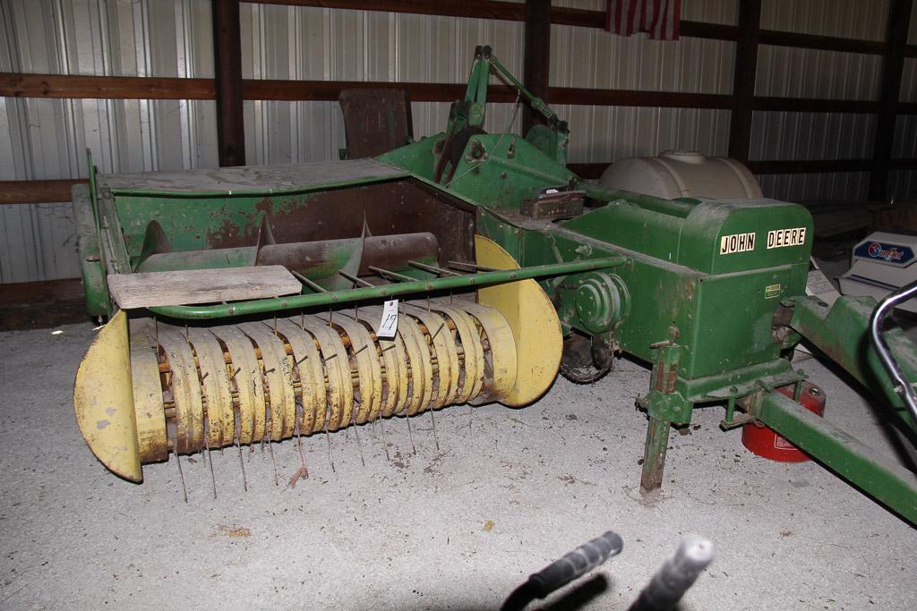 John Deere Square Baler, Model 24T, String