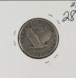 1924-S STANDING LIBERTY QUARTER - VF