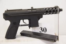 Intratec, Model TEC-9, Semi Auto Pistol, 9 mm cal,