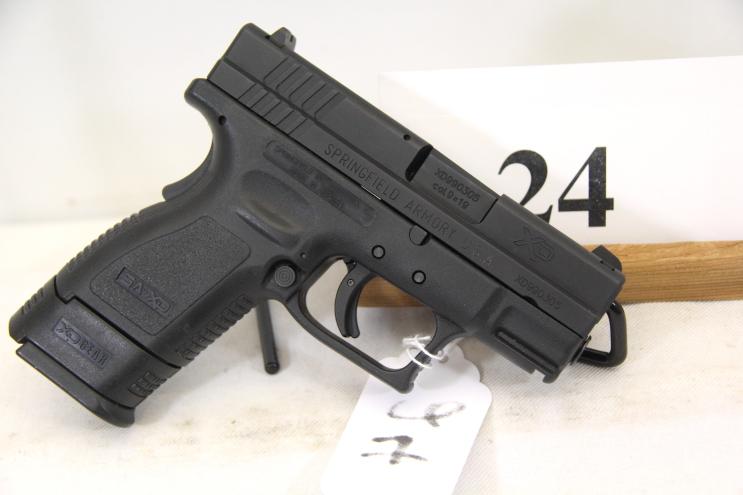 Springfield Armory, Model XD-9, Semi Auto Pistol,