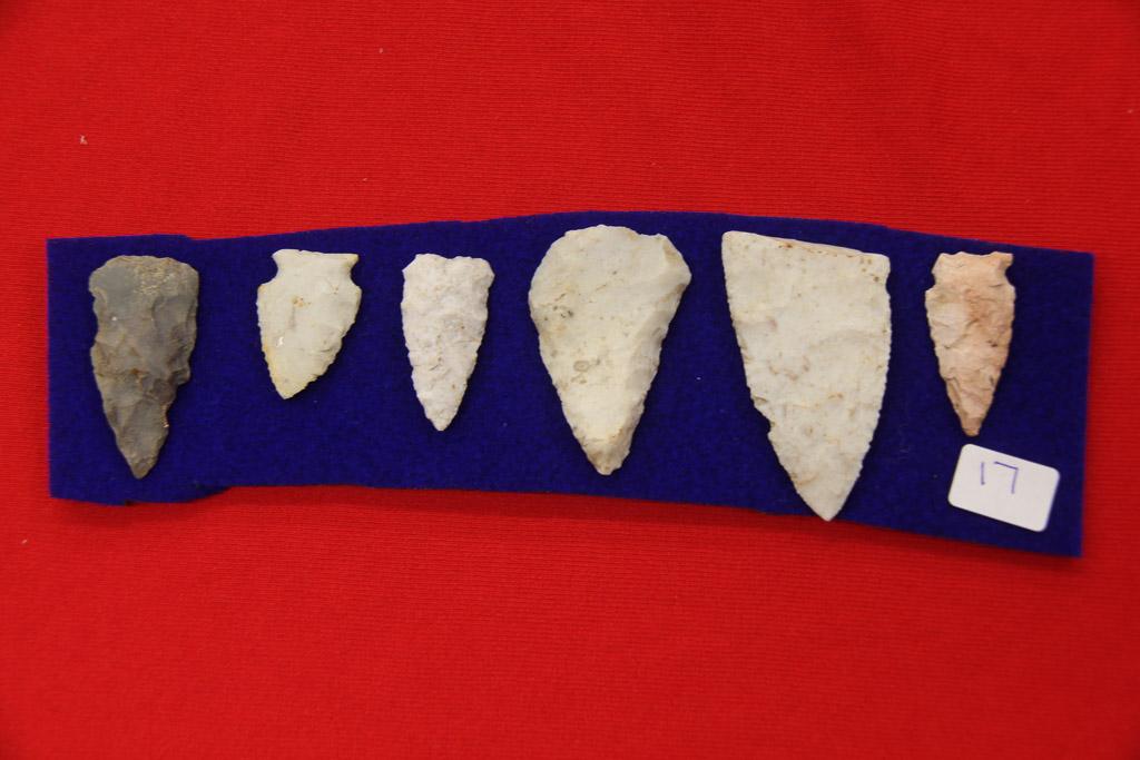 Lot of 6, Arrowheads