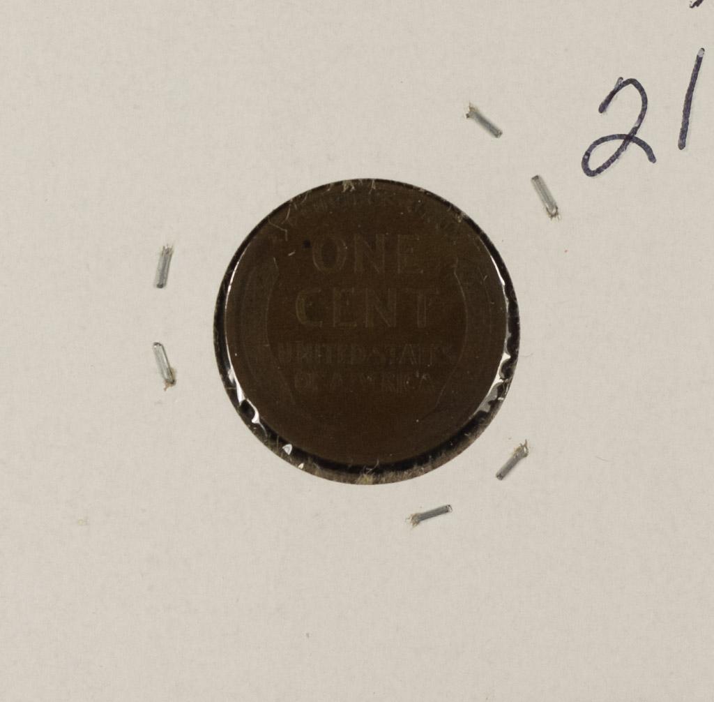 1911-S LINCOLN CENT - VF