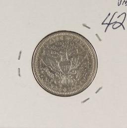 1913 - BARBER QUARTER - XF