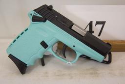 SCCY, Model CPX-1, Semi Auto Pistol, 9 mm cal,