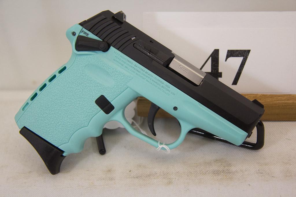 SCCY, Model CPX-1, Semi Auto Pistol, 9 mm cal,
