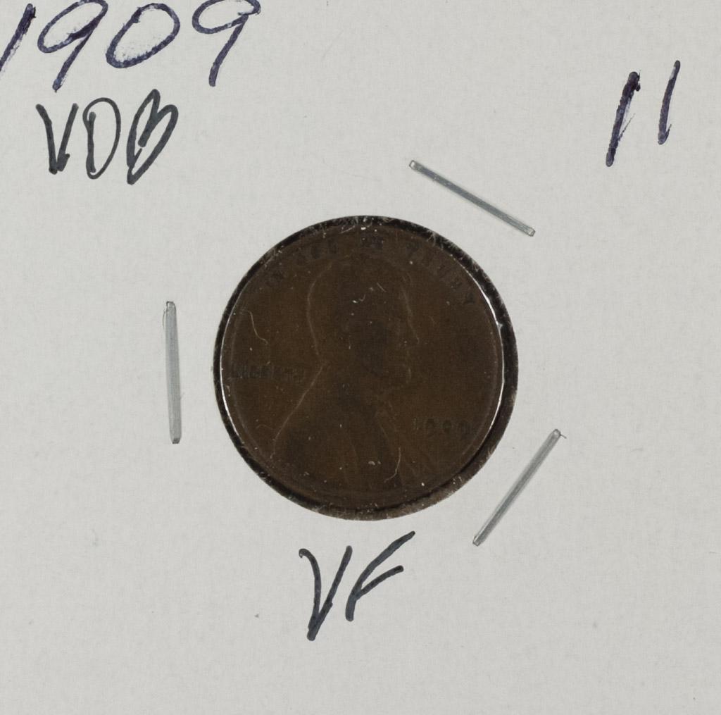 1909VDB - LINCOLN CENT - VF