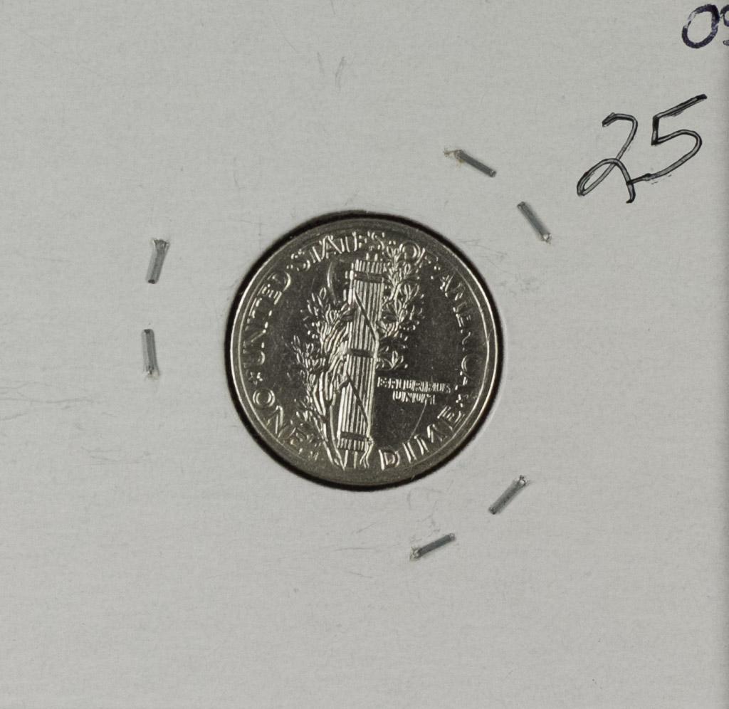 1920 S - Mercury Dime - BU